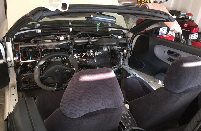 Dashboard swap in progress.